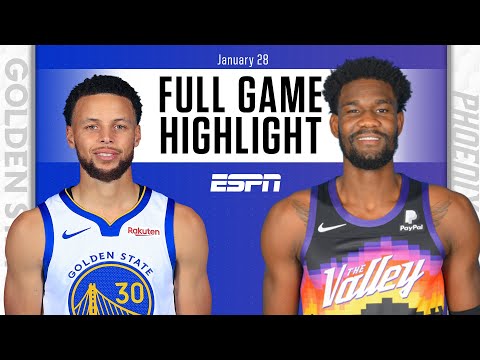 金州勇士隊VS菲尼克斯太陽隊 [全場比賽精華] | NBA on ESPN (Golden State Warriors vs. Phoenix Suns [FULL GAME HIGHLIGHTS] | NBA on ESPN)