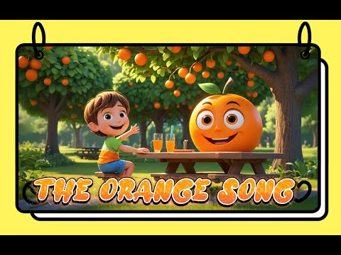 "Orange Song!"🍊🎶- A Fun Nursery Rhyme | MemoKids🎶✨🌟 #labubu