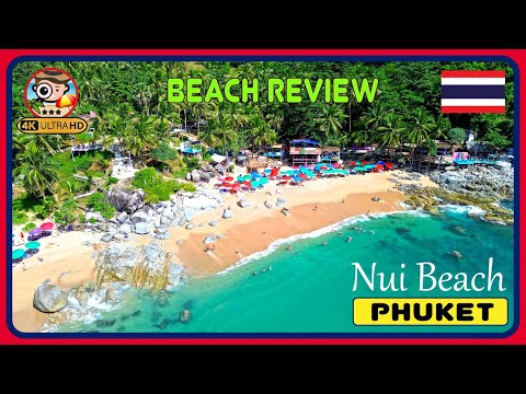 🇹🇭 Nui Beach PHUKET THAILAND (Hidden beach in Phuket!) 4K Walking Tour / 4K Beach Walk)