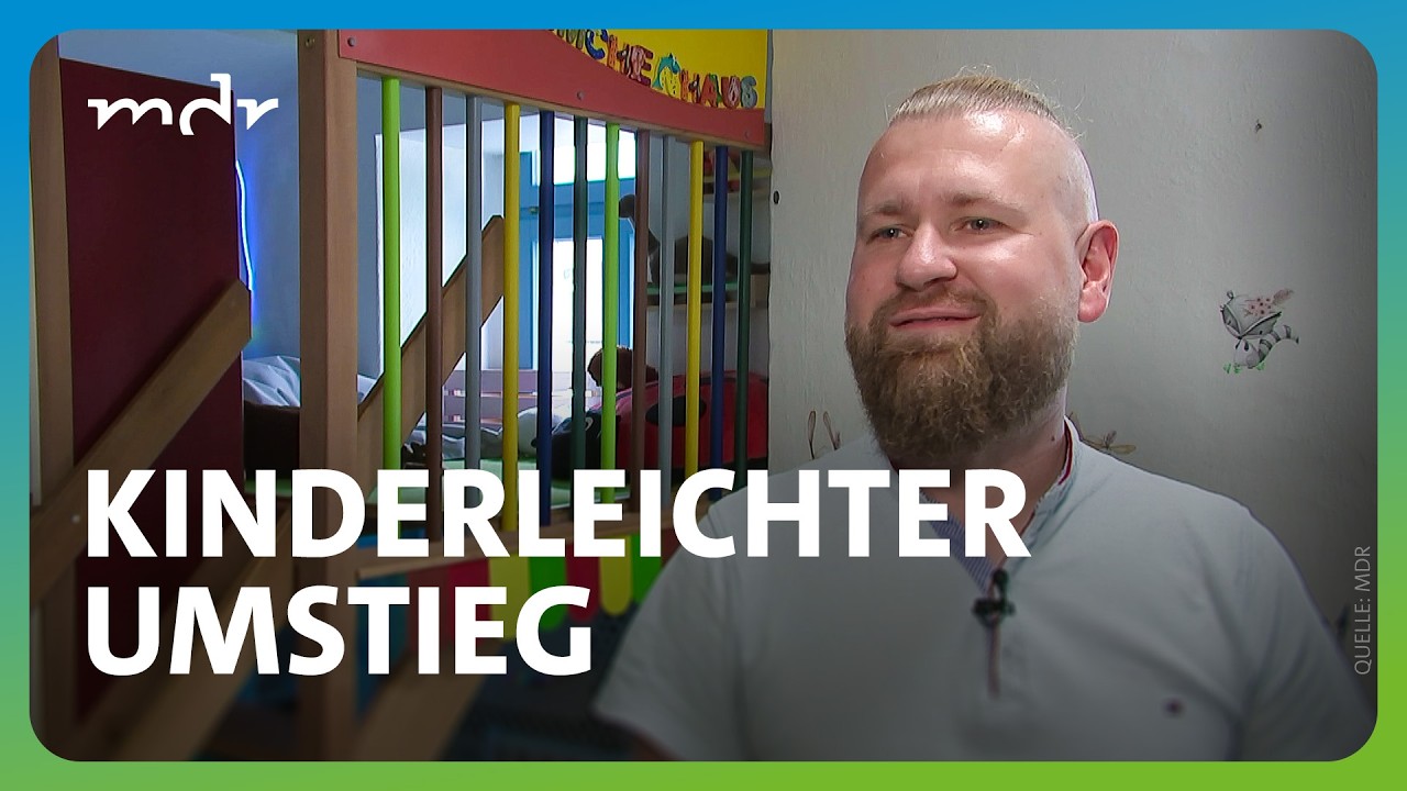 Voller Kuscheleinsatz: Vom Altenpfleger zum Tagesvater | MDR um 4 | MDR