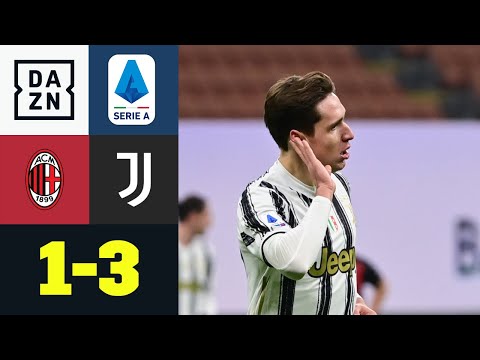 Doppelter Chiesa! Milan mit erster Niederlage: AC Mailand - Juventus 1:3 | Serie A | DAZN Highlights