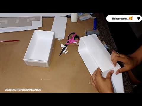 CAIXA CARTONADA FRANCESA - DECORAARTE PERSONALIZADOS