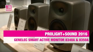 Video thumbnail for Genelec Smart Active Monitor 8340A & 8350A - Prolight+Sound by Bax-shop | Bax Music Goes