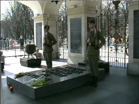 1 KRWP Uroczysta Zmiana Posterunku Honorowego 2006-04-02 cz.1