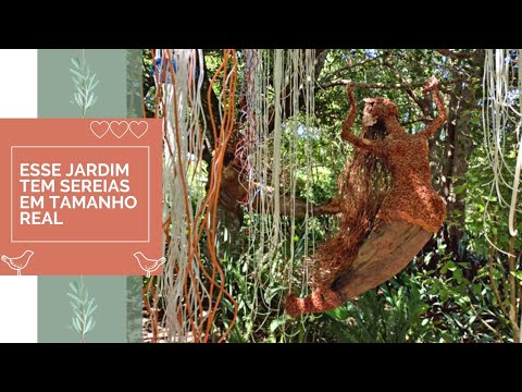 GARDEN BOSQUE HAS A SPECIAL SPACE WITH MERMAIDS - This garden has life-size mermaids