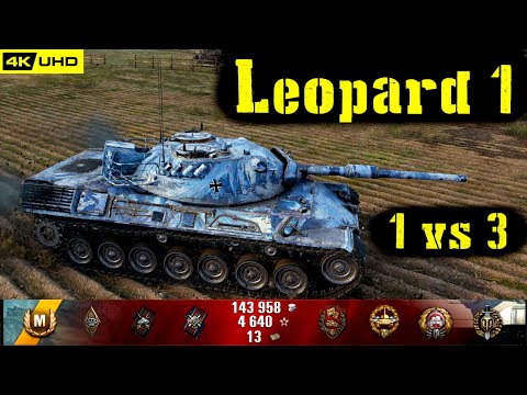 World of Tanks Leopard 1 Replay - 7 Kills 8.6K DMG(Patch 1.7.0)
