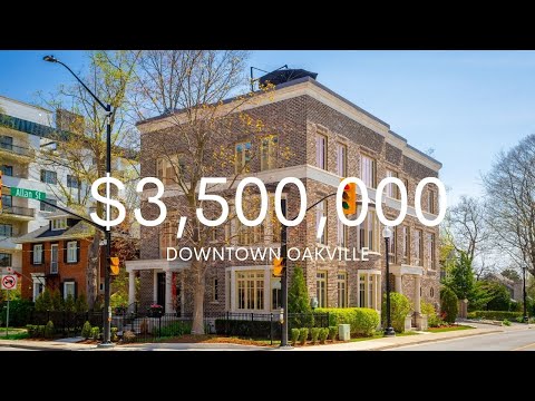 Inside This $3.5 MILLION DOLLAR Brownstone inspired Oakville Home | 360 Lakeshore Road E | Avis Team