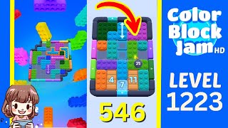 Soluzione del Livello 1223 di Color Block Jam