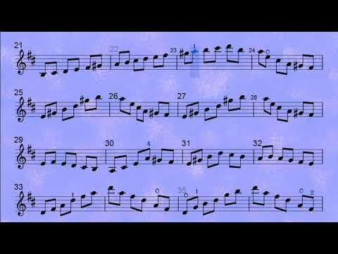 Wohlfahrt Op 45 Violin Etude no 36 tempo=60