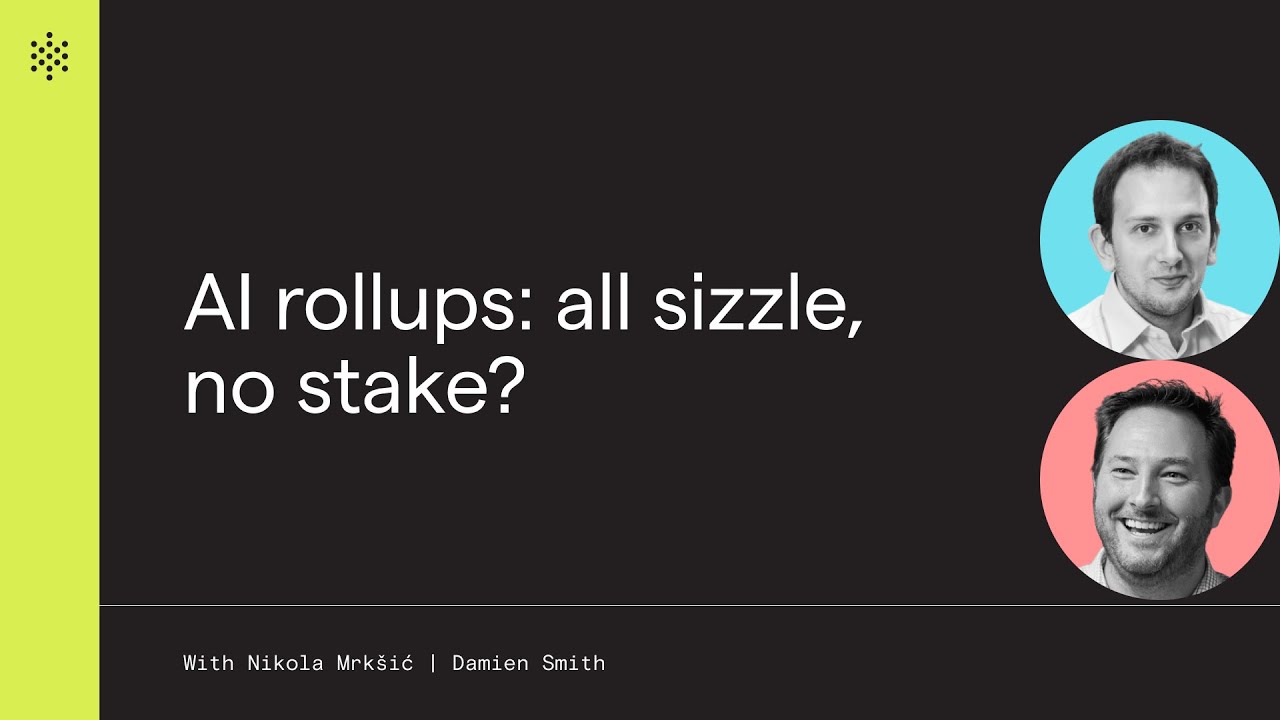 AI rollups – all VC sizzle, no stake?