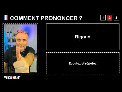 Pronuncia corretta = Rigaud