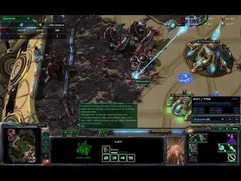 SC2 Rush into Nydus Worm ZvP