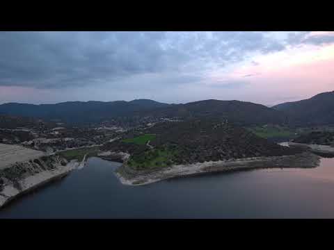 Germasogeia Dam drone footage Limassol, Cyprus