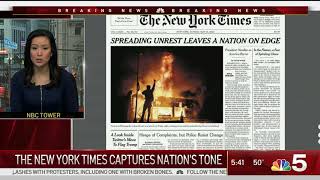 THE NEW YORK TIMES CAPTURES NATION'S TONE