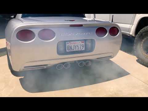 Borla S-Type II - 140427 - Exhaust on Stock 2001 C5 Z06