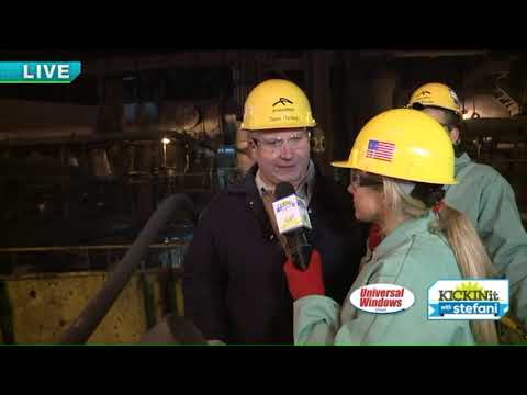 Kickin` it with Stefani: Inside ArcelorMittal Steel Mill