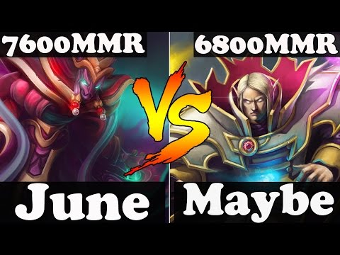 Dota 2 - June 7600MMR Plays Spectre VS Maybe 6800MMR Plays Invoker - Ranked Gameplay