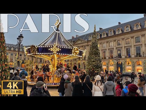 [🇫🇷Paris France 4K 120FPS Walking Tour] Paris Early Winter Walk 20/NOVEMBER/2025