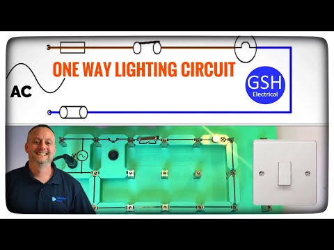 Basic One Way Lighting Circuit, Circuit Symbols and Locktronics Board