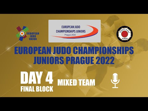 Day 4 FINALS - Commentated - European Judo Championships Juniors Prague 2022
