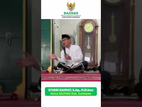 Tausyiah Singkat Ketua BAZNAS Sumbawa