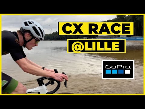 CYCLOCROSS RACE @ LILLE BELGIUM  - GoPro hero 12 BIKE FOOTAGE - 4K 60 fps