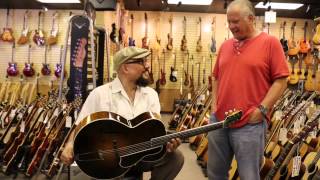 Video thumbnail for Jimmy Vivino plays a 1924 Gibson L-5 Lloyd Loar at Norman's Rare Guitars by Normans Rare Guitars