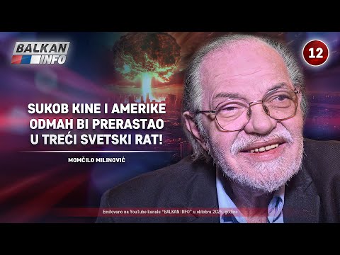 INTERVJU: Momčilo Milinović – Sukob Kine i Amerike bi odmah prerastao u svetski rat! (5.10.2025)