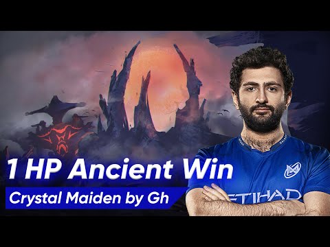 Crystal Maiden by Gh with EPIC WIN | Dota 2 Pro Supports