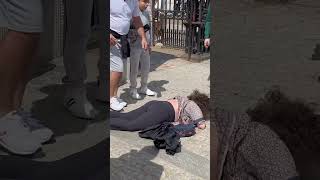 Shocking Royal Mishap: Tourist&#39;s Run-In with King&#39;s Horse Sparks Scandalous Rumors!&quot; #Shorts