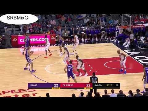 Kings vs Clippers  FIRST HALF  October 12, 2017 BOGDANOVIC Vs TEODOSIC