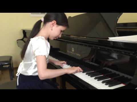 Alexandra Dovgan (8 y.o.), Carl Czerny, Еtude №15, op.299