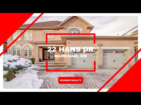 22 Hans Dr, Markham, ON