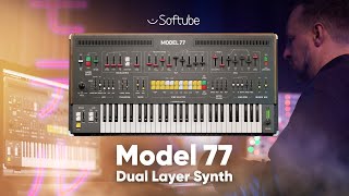 Video thumbnail for Introducing Model 77 Dual Layer Synth – Softube by SoftubeStudios