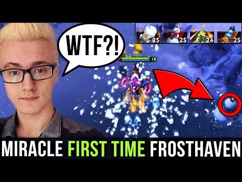 Miracle- FIRST TIME FROSTHAVEN !! Special Custom Dota 2 Event [Frostivus 2018]