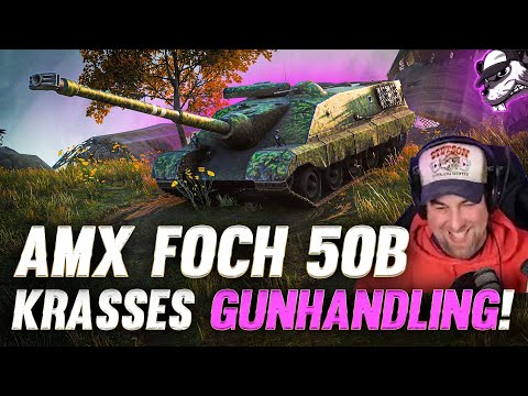 AMX Foch 50B - Awesome gunhandling after the buff! [World of Tanks - Gameplay - German]