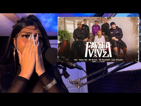 (GRINGA REACT) FAVELA VIVE 5 - ADL, MAJOR RD, MC HARIEL, MC MARECHAL E LECI BRANDÃO #eua #react 🇺🇸