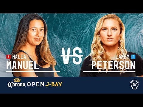 Malia Manuel vs. Lakey Peterson - Semifinals, Heat 2 - Corona Open J-Bay W 2019