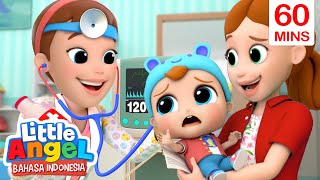 Download lagu Jangan Takut ke Dokter Baby John | Kartu Anak | Little Angel Bahasa Indonesia mp3