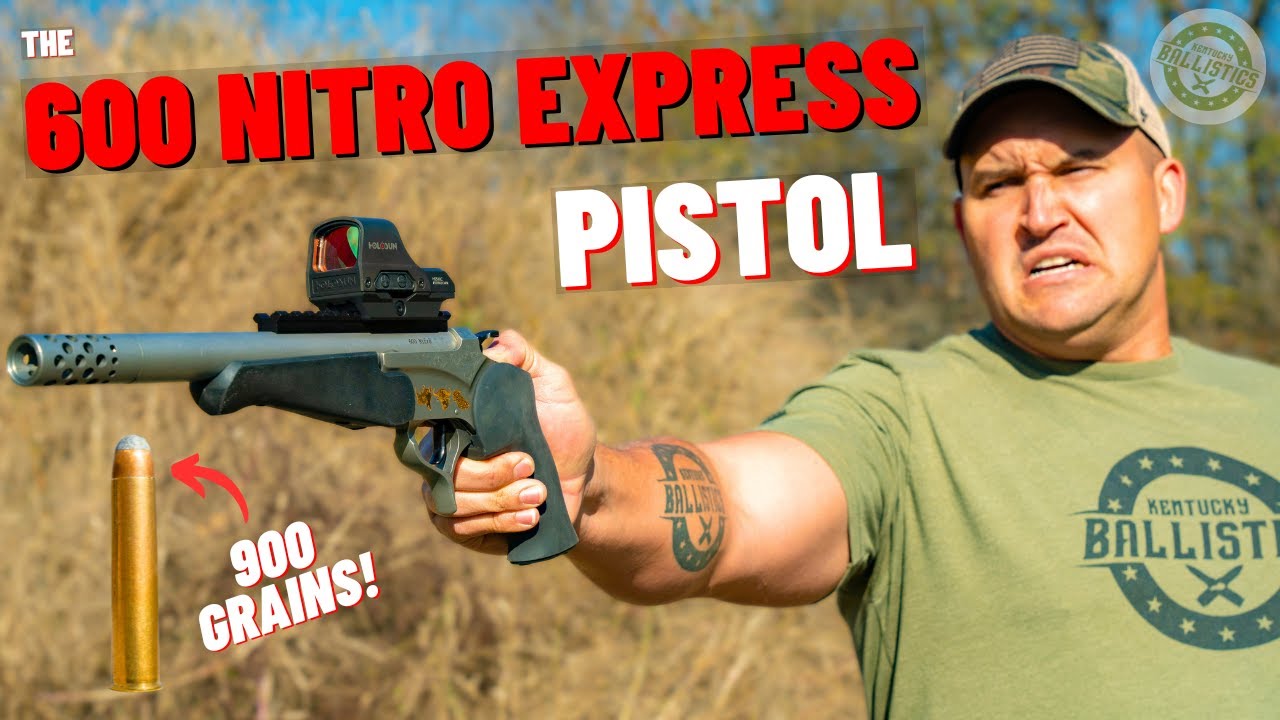 The 600 Nitro Express Pistol (The Most Ridiculous Pistol Ever Made !!!)