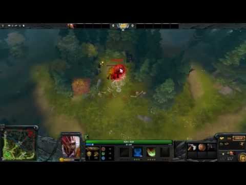 Dota 2 Farm in the forest for Legion Commander with 1 level