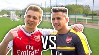 ChrisMD Vs ALEXIS SANCHEZ, HOLDING &amp; ELNENY | Impossible Goal Line Shooting
