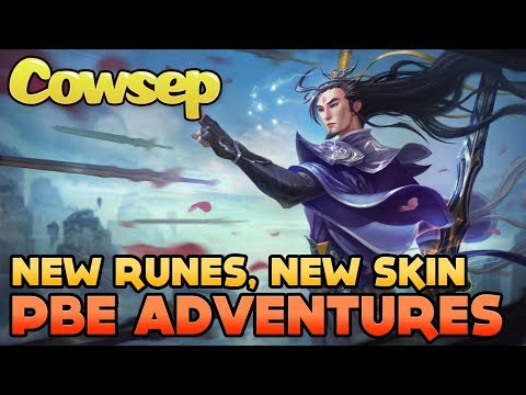 NEW MASTER YI SKIN, NEW RUNES - COWSEP'S PBE ADVENTURES