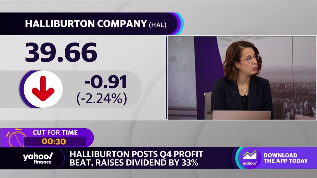Halliburton posts earnings beat, raises dividend