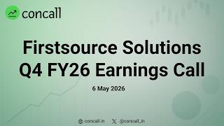 Firstsource Solutions Q4 FY26 Earnings Conference Call  | Concall.in