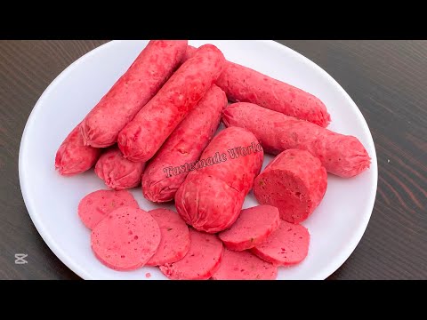 Homemade Pepperoni Recipe | Homemade Sausages Recipe | Chicken Sausage | Sausage Recipe