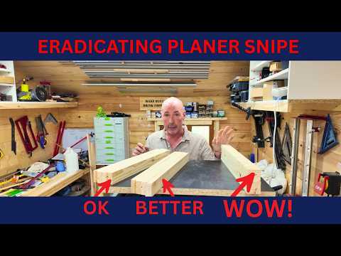 How to Eliminate Thickness Planer Snipe Forever