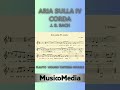 ARIA SULLA IV CORDA Bach #tutorial #spartito facile #flauto #violino #playalong #short #easyscore