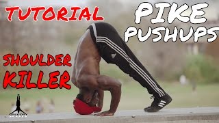 Download lagu Pike Push Up Tutorial | Learning the Handstand Pushup mp3