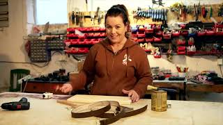 Rubrika Urob si sám z relácie Na chalupe - Jar 2023 č.2 Polička z kožených opaskov